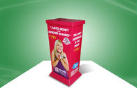 化粧品のための赤い 4C/5C/6C 印刷のボール紙の表示装置のダンプの大箱