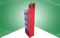 赤 4 の棚のボール紙の軽食のための自由で永続的な表示装置 PP のラミネーション